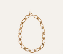Chunky Oval Chain Necklace - Gold