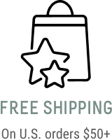 FREE SHIPPING ON US ORDERS $50+