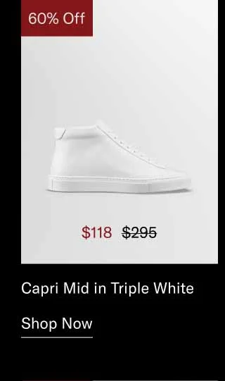 Capri Mid in Triple White. Shop Now