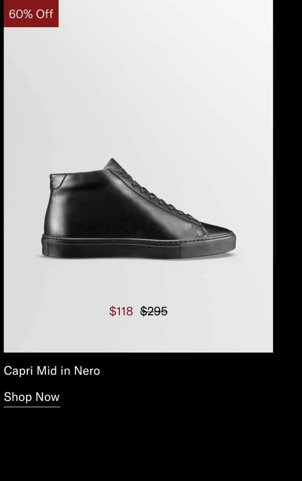 Capri Mid in Nero. Shop Now