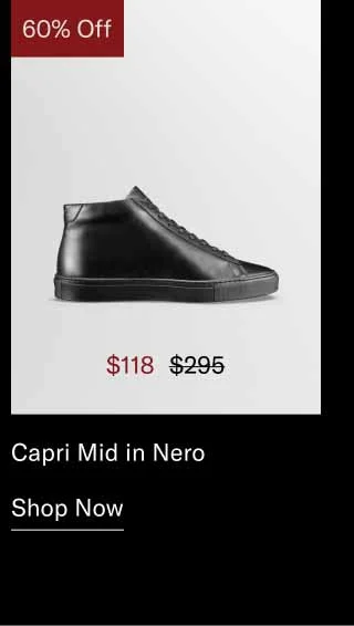 Capri Mid in Nero. Shop Now