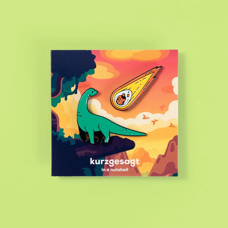 Image of Dinosaur Extinction Pin Set: Team Asteroid