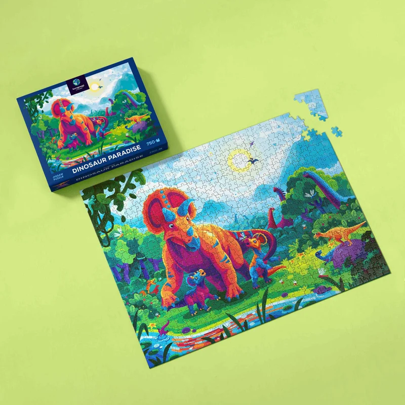 Image of Dinosaur Paradise Jigsaw Puzzle