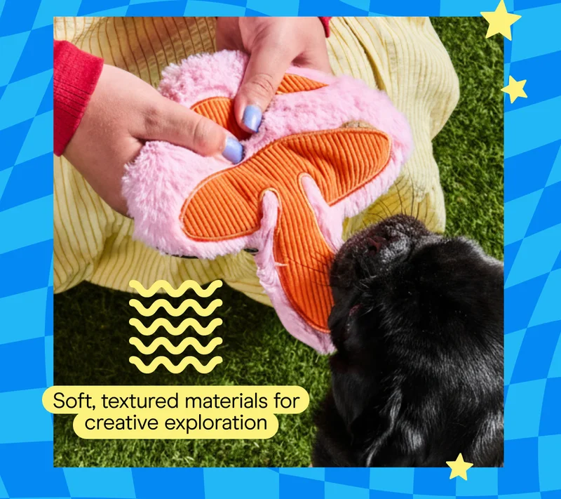 soft textured materials for creative  exploration