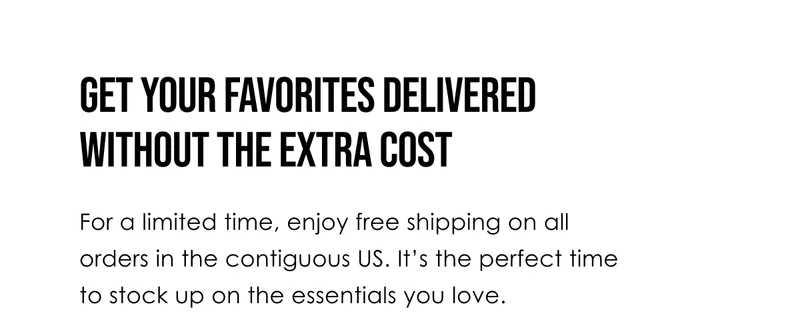 Get your favorites delivered without the extra cost