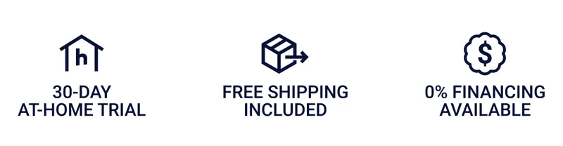 30-day at-home trial. Free shipping included. 0% financing available.