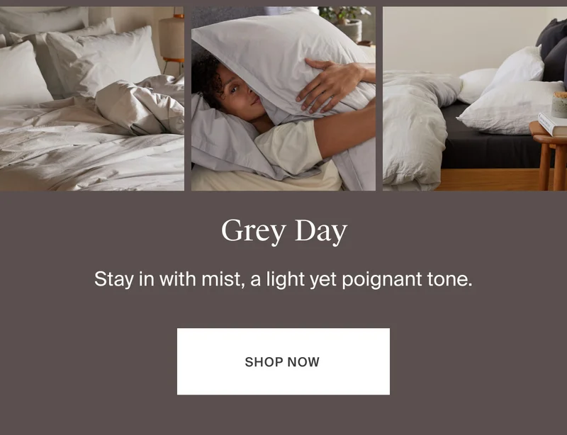 Shop Mist Bedding for those grey days
