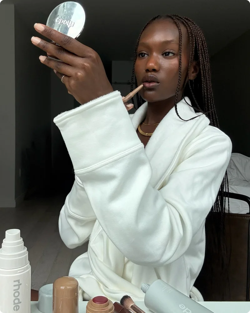 glazing mist, pocket blush, barrier butter, peptide lip shape