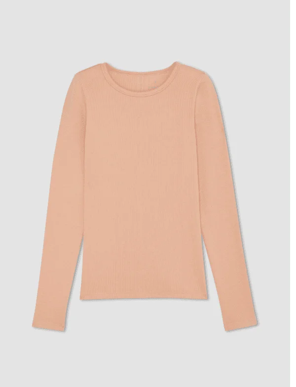 [image]The Supima® Micro-Rib Long-Sleeve Crew