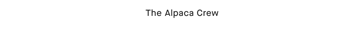 The Alpaca Crew
