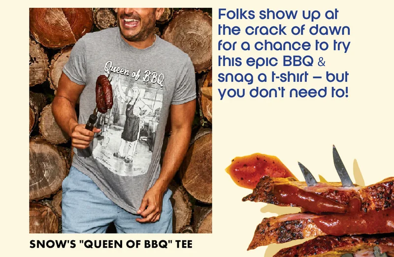 Snow's ''Queen of BBQ'' Tee