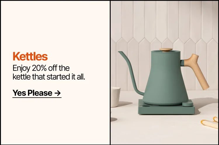 Kettles - Enjoy 20% off the kettle that started it all - Yes Please