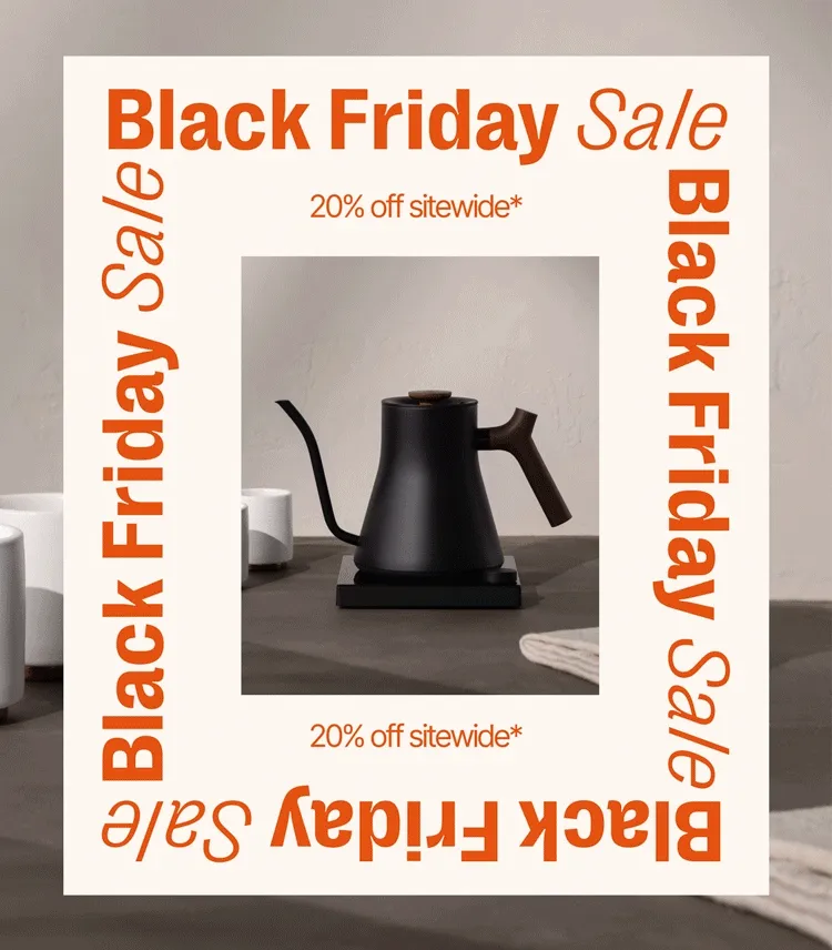 20% off everything. Black Friday Sale