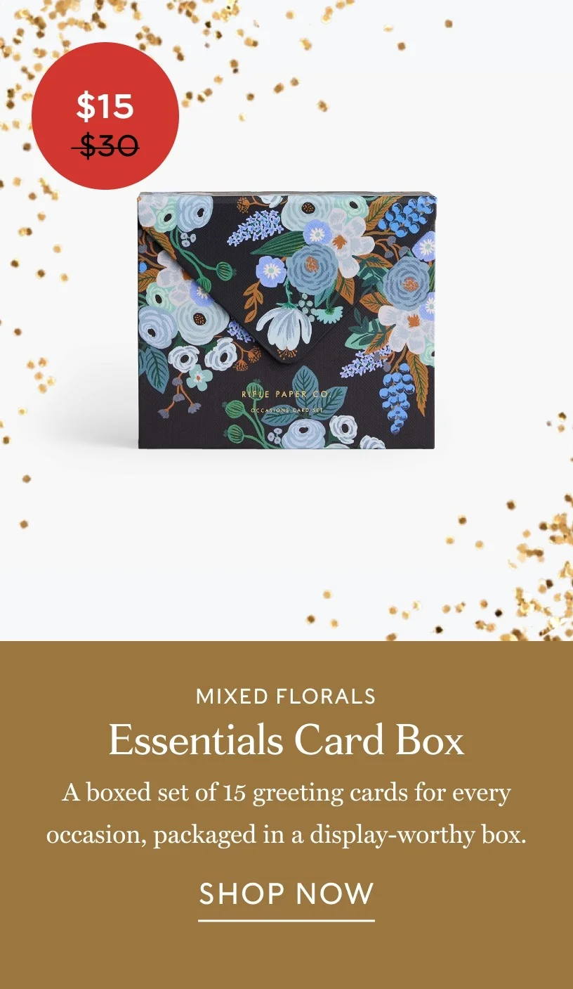 Mixed Florals Essentials Card Box