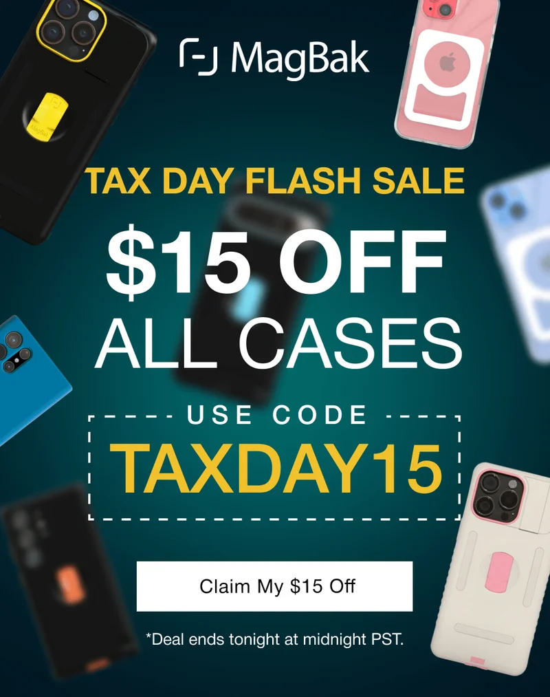 Tax Day Flash Sale - $15 off all cases. Use code TAXDAY15  Claim My $15 Off *Deal ends tonight at midnight PST.