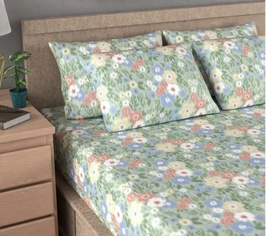 Home Reflections 800TC Triblend Sheet Set with Extra Cases