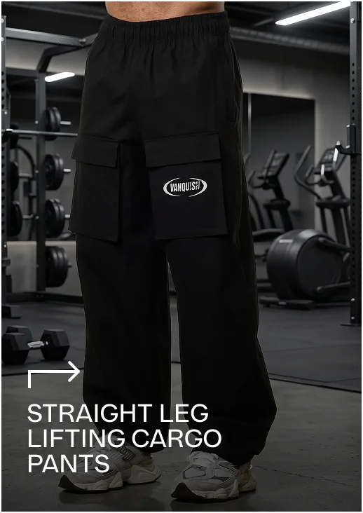 Straight Leg Lifting Cargo Pants