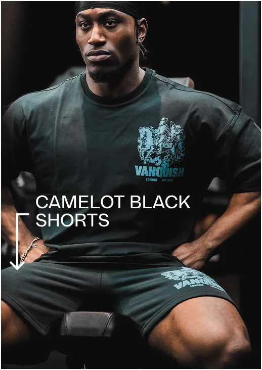 CAMELOT BLACK SHORTS