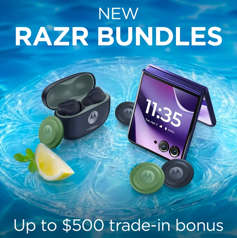 NEW RAZR BUNDLES - Up to $500 trade-in bonus