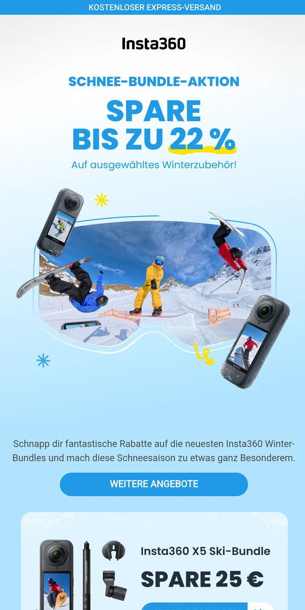 Insta360 雪季套装促销上线
