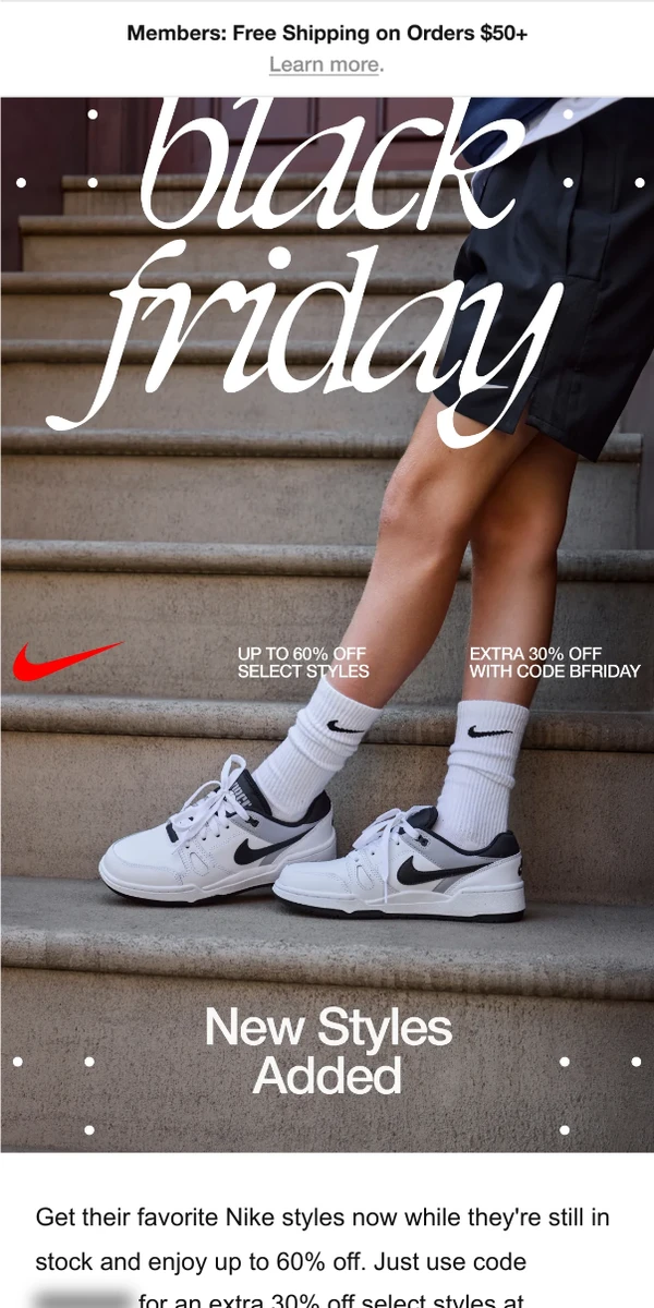 Nike Emails Newsletters