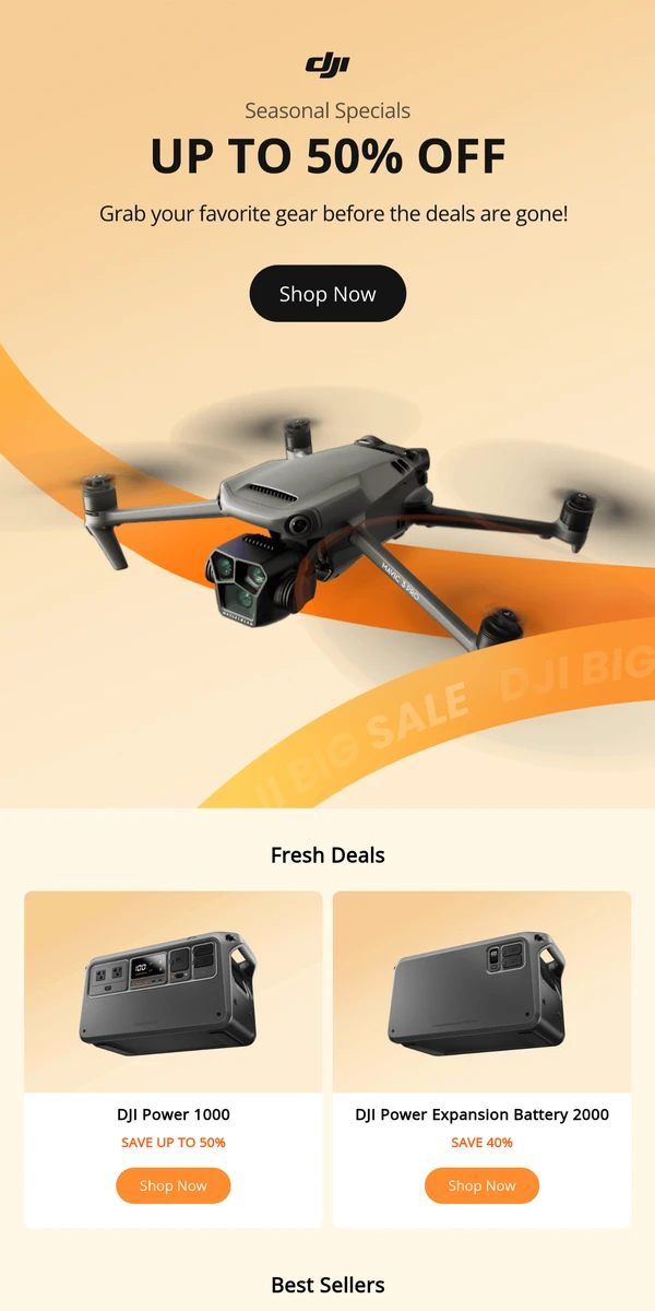 优惠不等人：DJI 限时折扣提醒