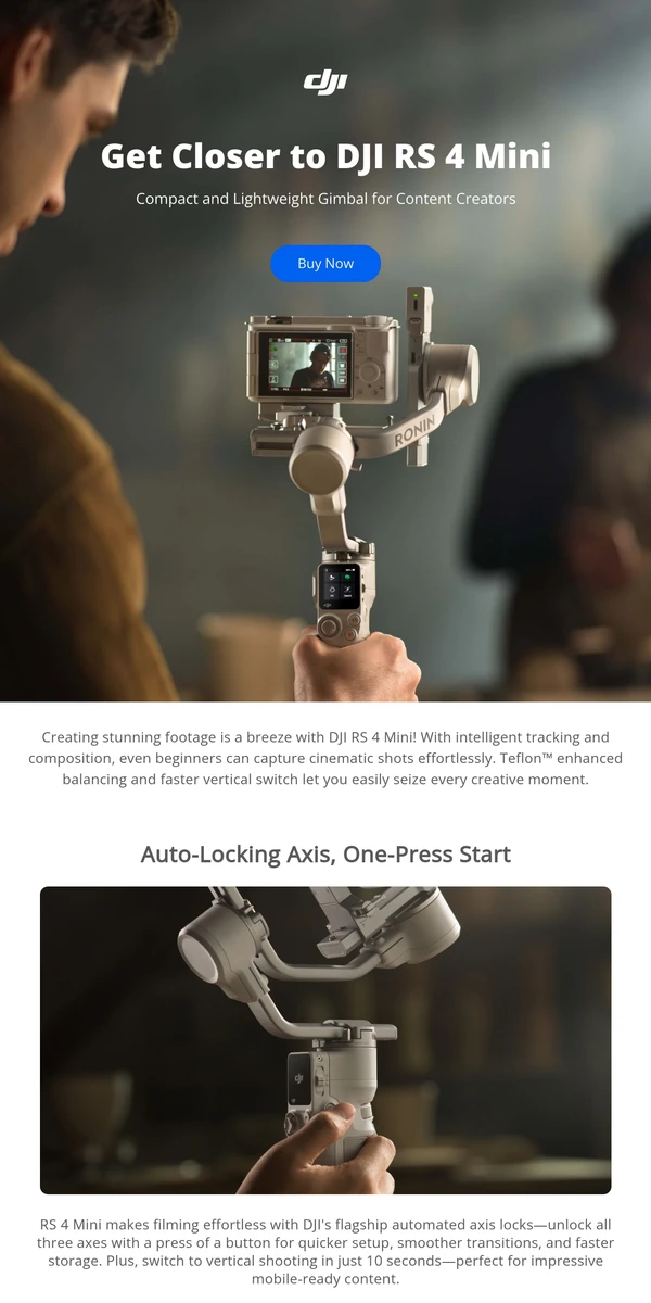 产品种草：深入了解 DJI RS 4 Mini