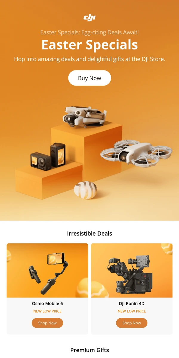 DJI 复活节特别优惠
