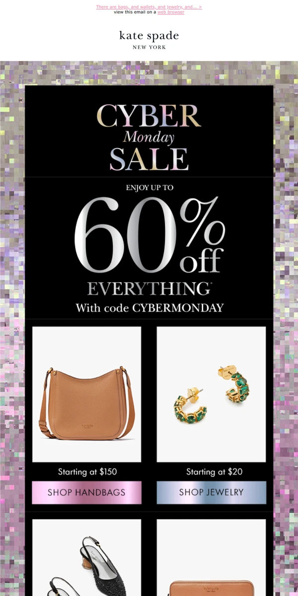 Kate spade cyber monday 2020 sale