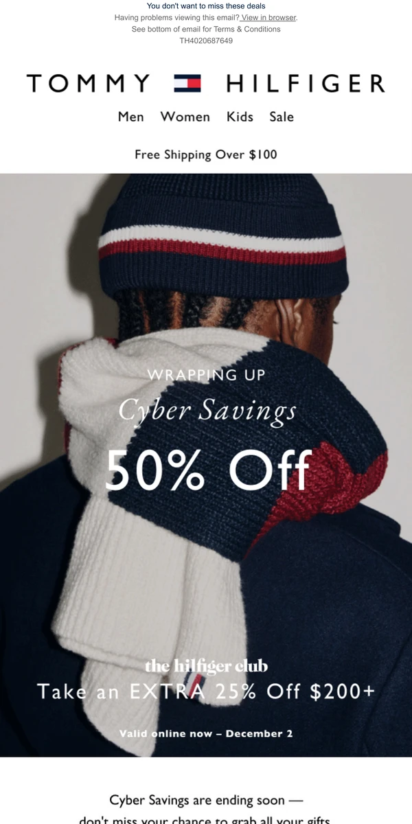 Tommy Hilfiger Emails Newsletters